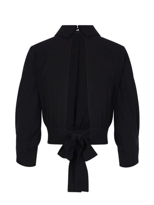 GEORGETTE SHIRT ELISABETTA FRANCHI | CA14761E2110 nero